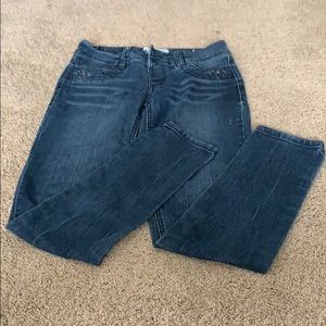 Jolt dark denim women’s jeans size 3